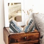 Jetec 2-Piece Rustic Wooden Heart Decor for Living Room Centerpieces – Farmhouse Home Gifts! - Image 5