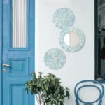 TEIPAI Beach Mirror Wall Art Set - 3PCS Handmade Coastal Decor for Living Room, Bedroom & Bathroom. - Image 6