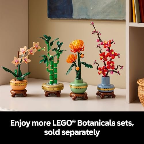 51JBwN3PJ2L._SL500_.jpg LEGO Botanicals Mini Orchid Set - Artificial Flower for Home Decor - Gift for Adults 18+ - Indoor Table Decor - 10343 - Image 7