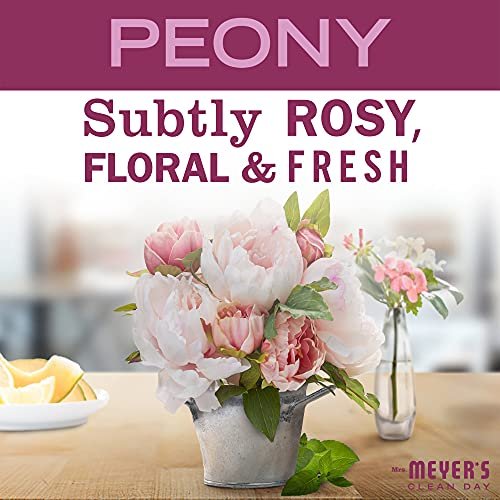 51Nj71twLS._SL500_.jpg MRS. MEYER'S CLEAN DAY Soy Tin Candle, 12-Hour Burn, Soy Wax & Essential Oils, Peony, 2.9 Oz. - Image 3