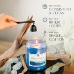 Havenwick Moonlit Reflection 22-oz Soy Blend Candle: 110-130 Hours, Perfect for Housewarming Gifts! - Image 3