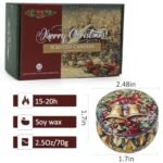 Yinuo Candle Christmas Scented Candle Set - 12 Long-Lasting Soy Wax Candles in Decorative Tins, Perfect Holiday Gifts for Women and Friends. - Image 8