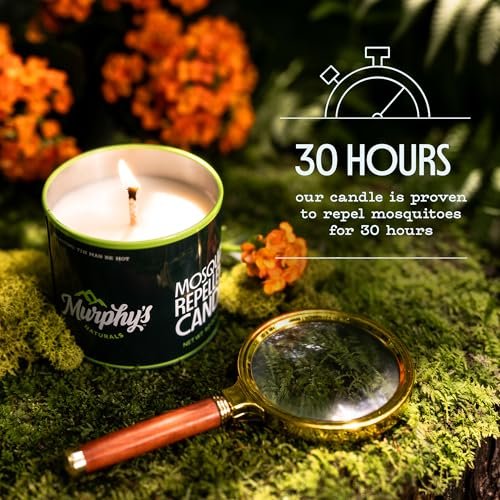 51Oi6cXp2L._SL500_.jpg Murphy's Naturals Mosquito Repellent Candles: Citronella & Essential Oils, 9oz, 30-Hour Burn, 2-Pack. - Image 3