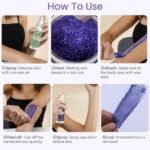BLITZWAX Brazilian & Bikini Waxing Kit for Women: Hard Wax Warmer for Face, Legs & Body—Beginner-Friendly, Quick Heating, 28 Accessories. - Image 7