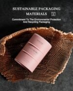 M&SENSE Wild Rose Large Scented Candle - 120 Hours of Relaxing Aromatherapy for Her, Perfect Valentine's Gift! - Image 5