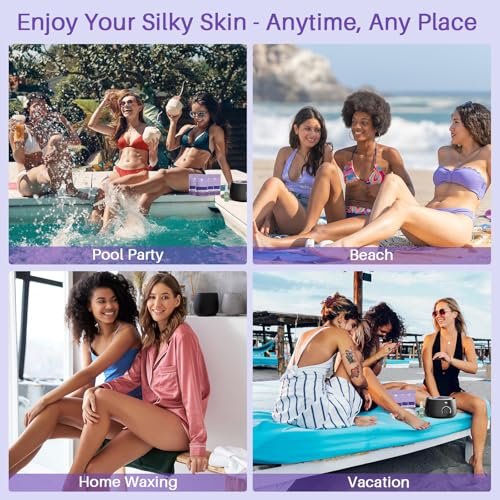 51QZoD6kqoL._SL500_.jpg BLITZWAX Brazilian & Bikini Waxing Kit for Women: Hard Wax Warmer for Face, Legs & Body—Beginner-Friendly, Quick Heating, 28 Accessories. - Image 9