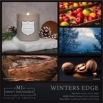 Manly Indulgence Winter's Edge Scented Candles for Men, 15 oz, Wooden Wick, 60H Burn, Made in the USA. - Image 2