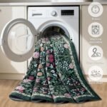 8x10 Floral Washable Area Rug: Vintage Soft Boho Non-Slip, Stain-Resistant for Living Room & More - Image 5