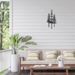 Noxozoqm Metal Tree Wall Decor: Rustic Black Tree Art for Home, Office, and Farmhouse Indoors or Outdoors. - Image 6
