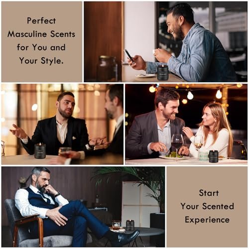 51Wg5TNVMwL._SL500_.jpg Sandalwood Rose Candle | Aromatherapy Soy Candle for Home | Perfect Gift for Men & Women - 7oz - Image 7