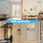 Art3d Pre-Cut Wainscoting Panel Set: 6 Ready-to-Install Wall Molding for Living Room & Bedroom Décor - Image 9
