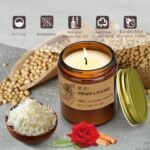 Home Scented Candles Set - 4 Pack Soy Candles for Men/Women, Long-Lasting Lavender Gifts, Perfect for Mother's Day, Birthdays, Anniversaries. - Image 4