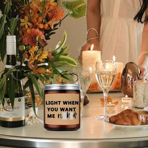 51YAhqGoUTL._SL500_.jpg LEIOH Anniversary & Valentine's Day Gifts: Funny Lavender Candle for Him, Her, Boyfriend, Girlfriend, Birthday & Christmas - Image 4