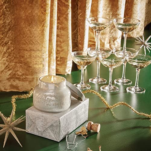 51YrLAxAgXL._SL500_.jpg Capri Blue Holiday Mercury Jar Candle - Luxurious Soy Wax Blend (19 oz) - Festive Home Decor - Signature Scent: Crystal Pine - Image 4