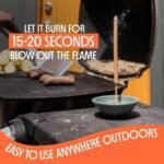 Murphy’s Naturals DEET-Free Mosquito Repellent Incense Sticks, 24 Count, Citronella, 2.5+ Hours for Outdoor Use - Image 4