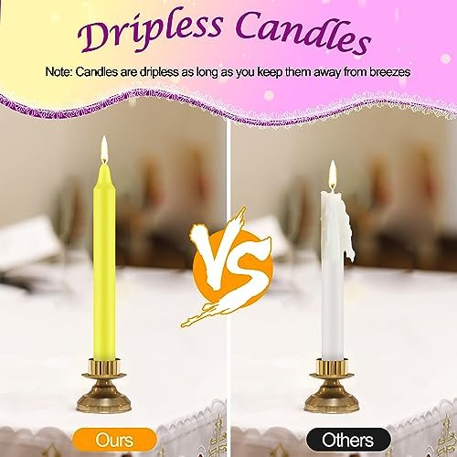 51fu4OkxENL._SL500_.jpg Tobeape 24 Pack Mini 4-Inch Assorted Color Spell Chime Candles for Rituals, Parties & Meditation - Image 6