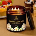 Vanilla Cupcake Scented Candle - 12oz, 60-Hour Burn, Large 3-Wick Natural Soy Candle, Perfect Gift for All - Image 4