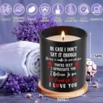 Candle Gifts for Him & Her - Perfect Anniversary or Wedding Present, Vanilla Lavender Scented 10oz. - Image 5
