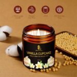 Vanilla Cupcake Scented Candle - 12oz, 60-Hour Burn, Large 3-Wick Natural Soy Candle, Perfect Gift for All - Image 3