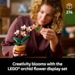 LEGO Botanicals Mini Orchid Set - Artificial Flower for Home Decor - Gift for Adults 18+ - Indoor Table Decor - 10343 - Image 2