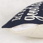 Hexagram 18x18 Blue Daisy Sunflower Outdoor Pillow Covers - Set of 4 for Your Couch or Living Room - Image 5