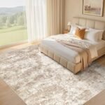 Micgeek 9x12 Abstract Area Rug: Soft, Washable, Non-Slip, Modern Low Pile for Living Room, Bedroom, and More. - Image 2