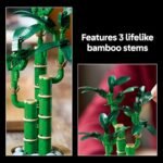 LEGO Botanicals Lucky Bamboo Building Set - Fake Indoor Plant Décor for Adults 18+ - Ideal Gift for Birthdays - 10344 - Image 4