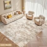 Micgeek 9x12 Abstract Area Rug: Soft, Washable, Non-Slip, Modern Low Pile for Living Room, Bedroom, and More. - Image 7