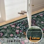 8x10 Floral Washable Area Rug: Vintage Soft Boho Non-Slip, Stain-Resistant for Living Room & More - Image 8