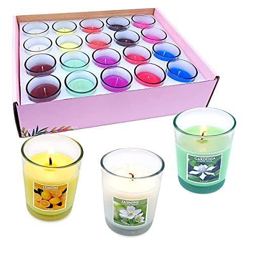 51rSppmMLFL._SL500_.jpg 20-Pack Scented Soy Votive Candles with 10 Fragrances – Perfect for Home Décor and Gift Baskets! - Image 8