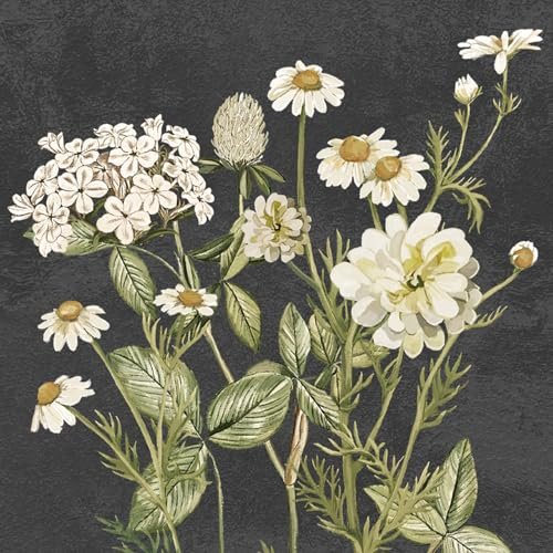 51tgfns4dPL._SL500_.jpg Rustic Floral Canvas Wall Art Set: 4 Vintage Botanical Prints for Living Room, Dining Room, and More. - Image 5