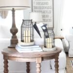 Set of 2 Rustic Wire Metal Cloche Candle Lanterns - Vintage Farmhouse Decor for Indoor/Outdoor Use. - Image 7