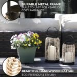 Handcrafted Natural Rattan Boho Lanterns – Elevate Your Home Decor for Indoor & Outdoor Spaces! - Image 3
