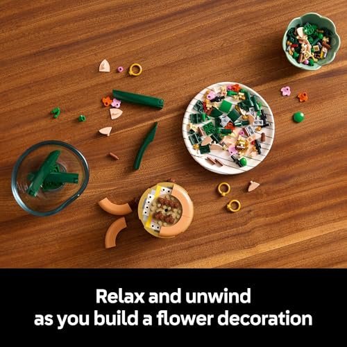 51wo3-tZ55L._SL500_.jpg LEGO Botanicals Mini Orchid Set - Artificial Flower for Home Decor - Gift for Adults 18+ - Indoor Table Decor - 10343 - Image 3
