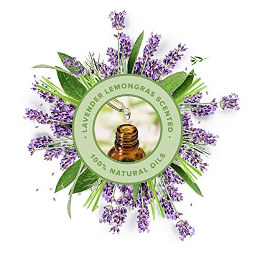 51xXi7UFdRL._SL500_.jpg ThreeKin Warm Hugs Scented Candles: Natural Soy Wax, Aromatherapy Gift, Long-Lasting 75-Hour Burn, Lemongrass Lavender, Designed in USA. - Image 7