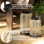 Handcrafted Natural Rattan Boho Lanterns – Elevate Your Home Decor for Indoor & Outdoor Spaces! - Image 9