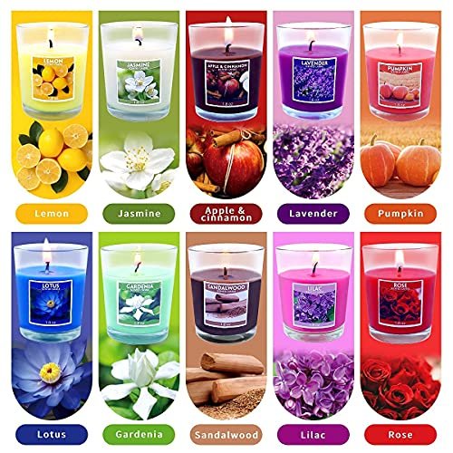 61tM060PJnL._SL500_.jpg 20-Pack Scented Soy Votive Candles with 10 Fragrances – Perfect for Home Décor and Gift Baskets! - Image 6