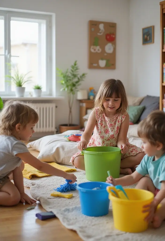 Essential Tips for Organizing Your Kids' Room in Small Spaces - 10. Make Clean-Up Fun