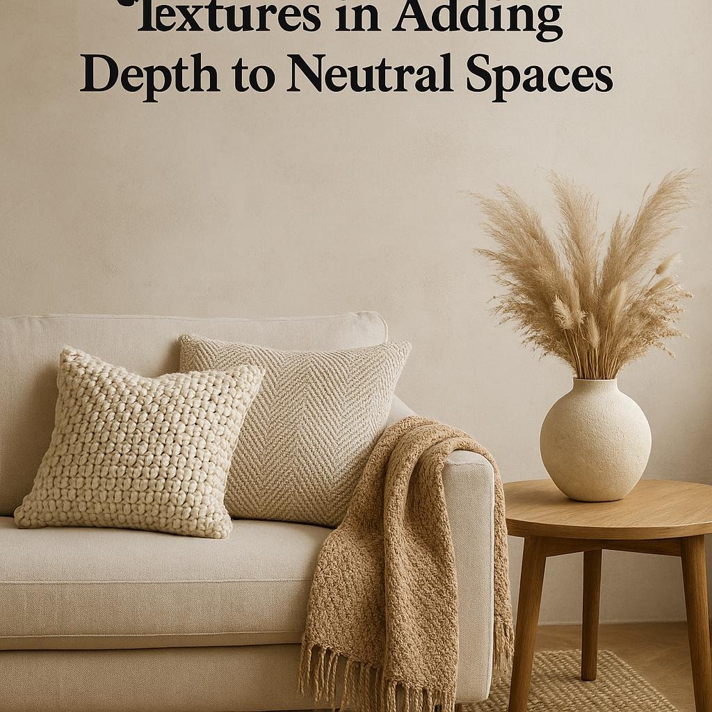 Understanding the Role of Textures in Adding Depth to Neutral Spaces
