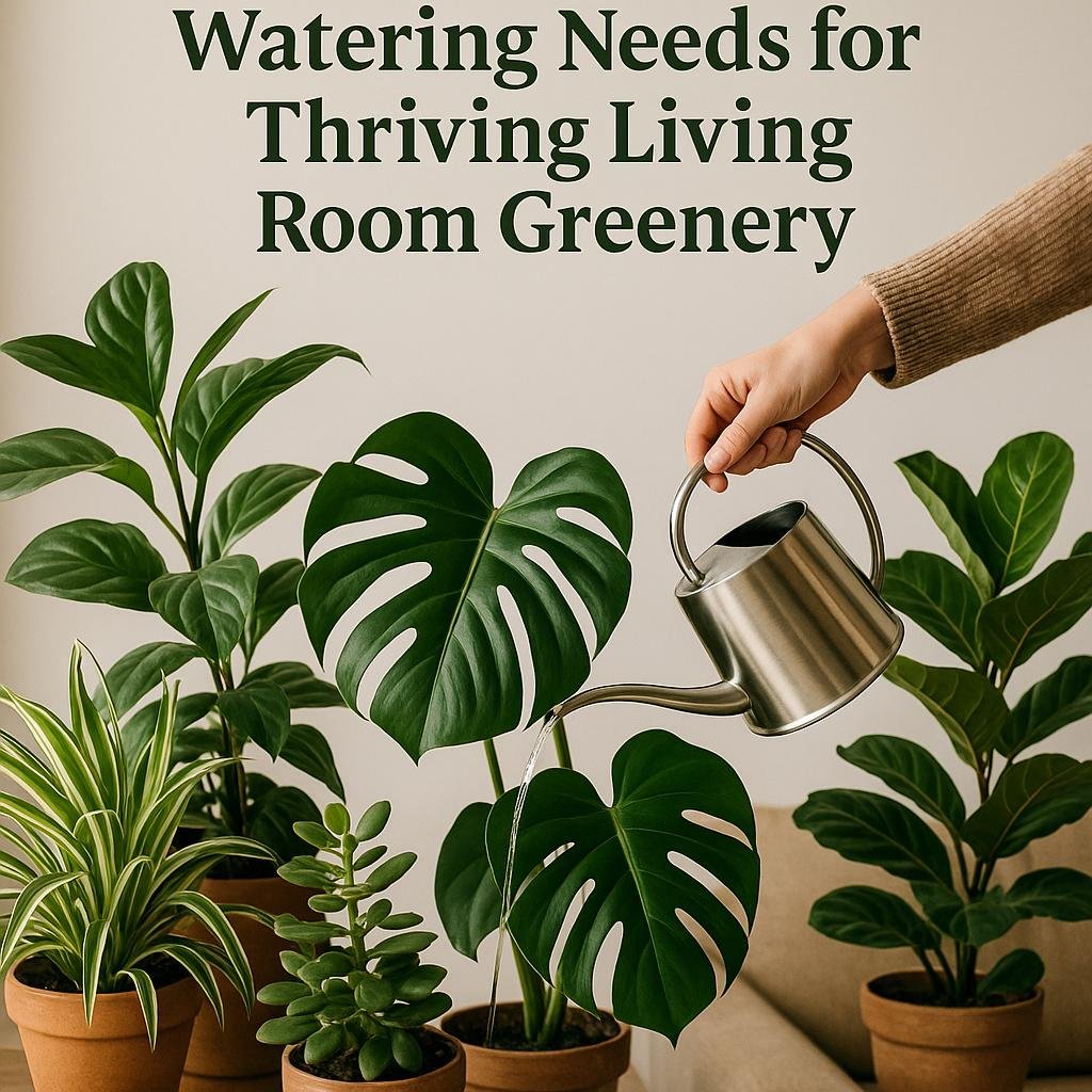 Understanding Watering Needs for ‍Thriving ⁣Living ⁢Room Greenery