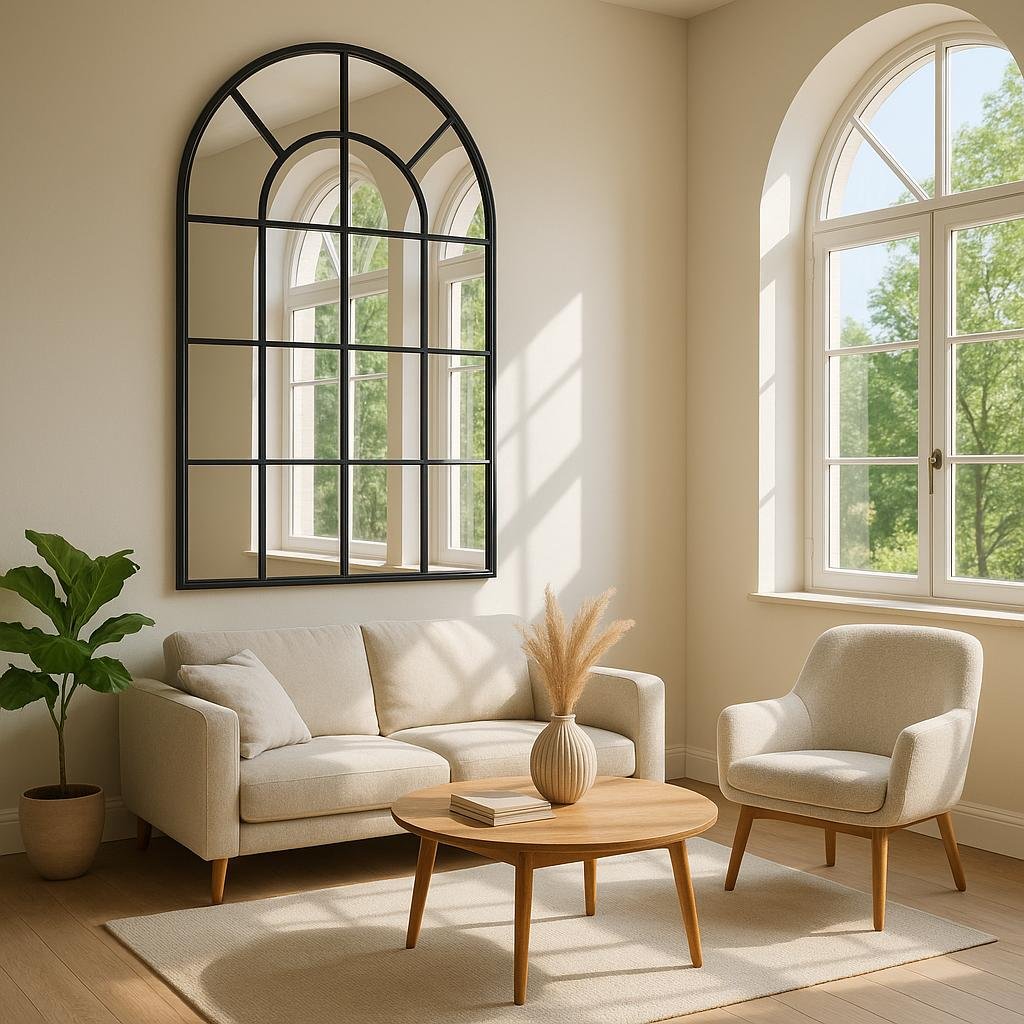 Strategic Mirror Placement to Enhance Light and Space