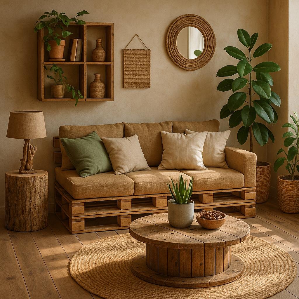 Repurposed and Recycled Materials for Eco-Friendly Living room Decor