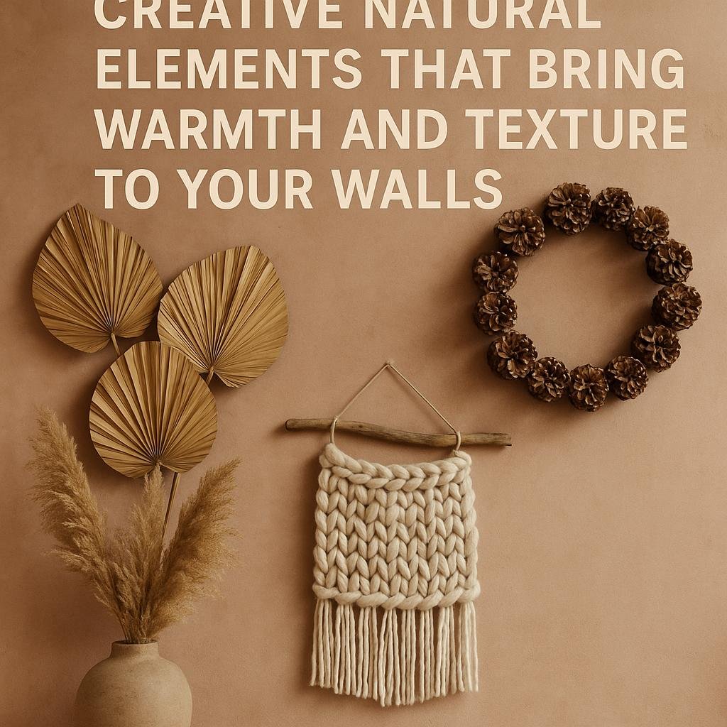 Creative Natural‍ Elements that ⁤Bring Warmth and Texture to your Walls