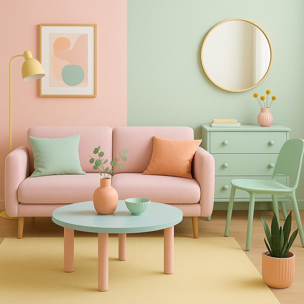 Combining Pastel‌ Colors with Furniture⁣ and Décor for a Cohesive⁢ Look