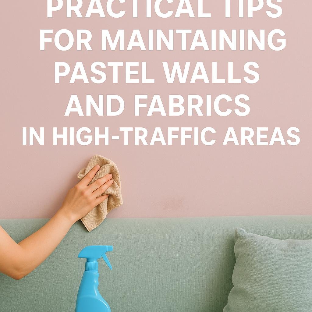practical Tips ⁢for Maintaining Pastel⁤ Walls and⁣ Fabrics in High-Traffic Areas