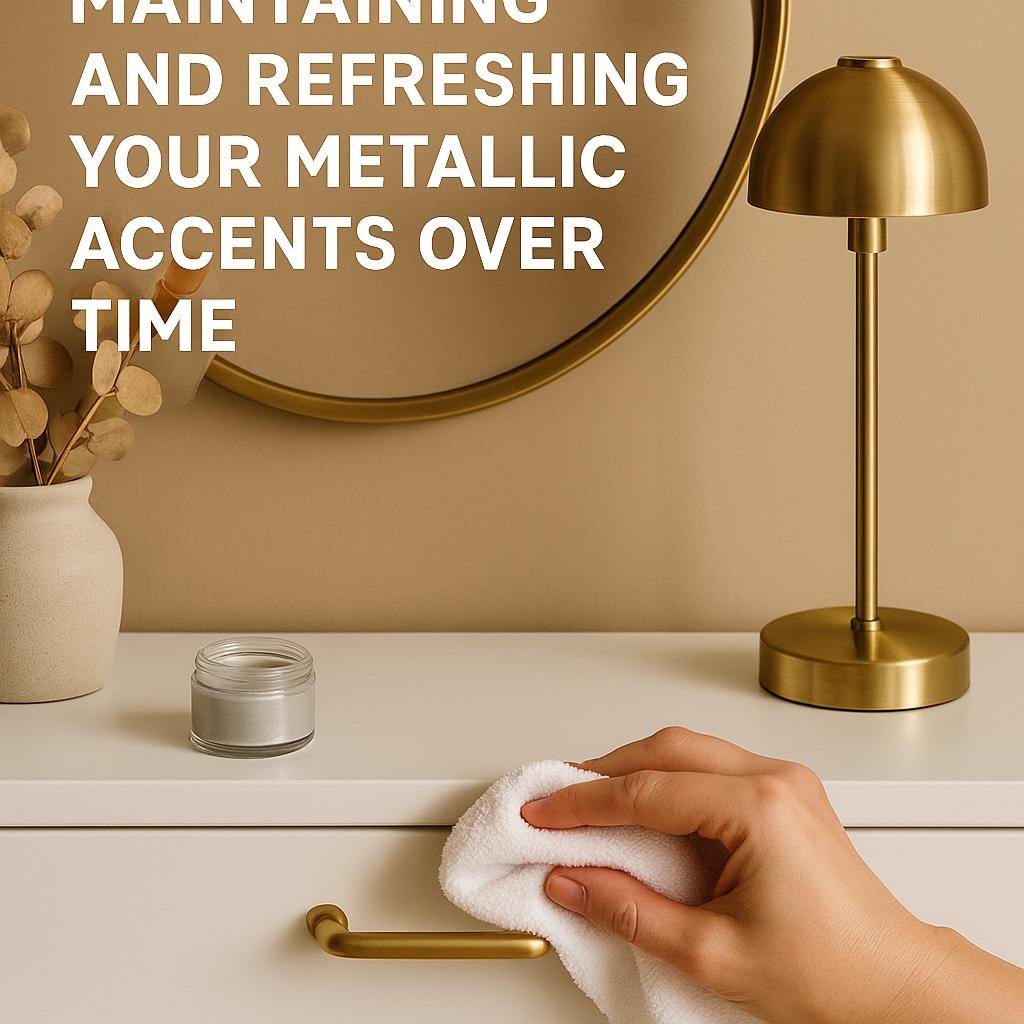 Tips for Maintaining and Refreshing Your Metallic Accents ⁢over Time