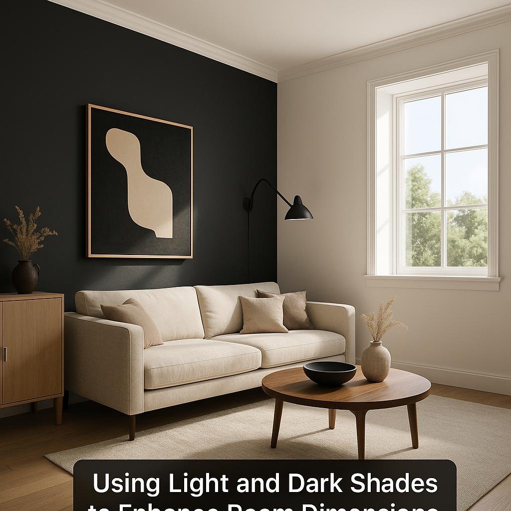Using Light and Dark Shades to Enhance ​Room Dimensions