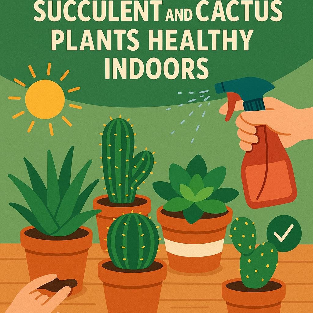 Tips for Keeping Succulent ‍and Cactus Plants ‍Healthy⁢ Indoors