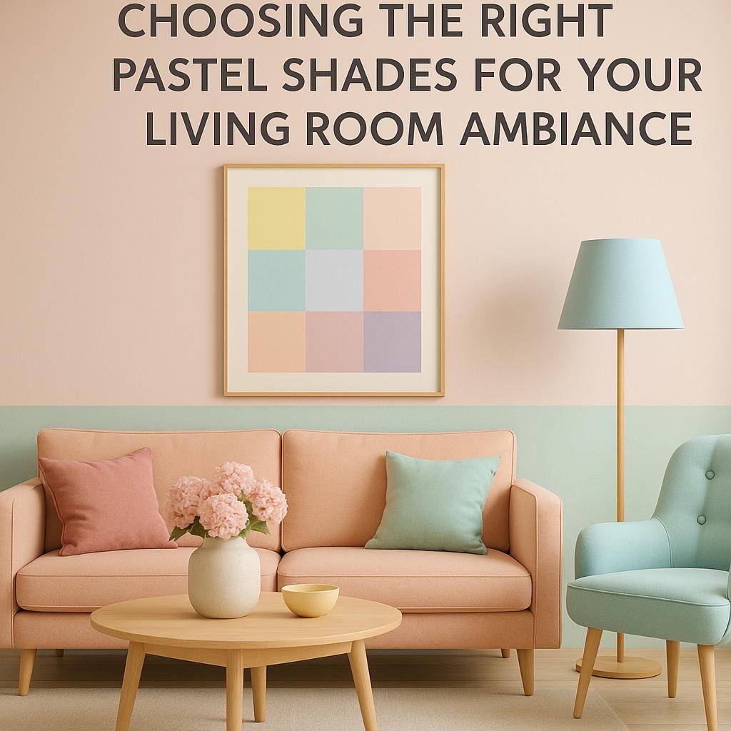 Choosing the‌ Right ‍Pastel Shades⁣ for Your Living ​Room Ambiance