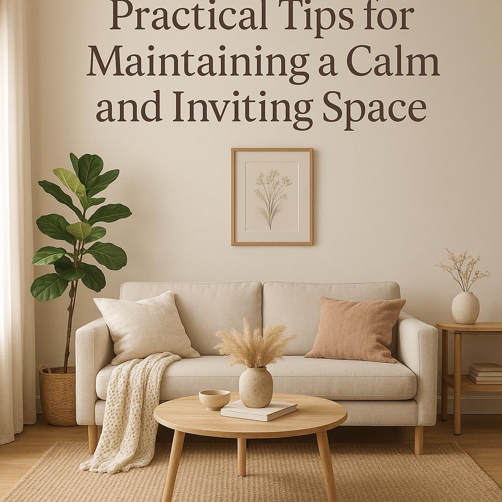 practical Tips for Maintaining a Calm and Inviting Space